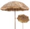 CHIPS Ø 300cm / 9.8ft Großer Outdoor Hawaii Sonnenschirm Strandschirm Garten Stroh Sonnenschirm-Regenschirm, Anti-UV und Wasserdicht (Natürliche Farben)