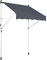 CLP Toldo Plegable Westerly para Exterior con Manivela I Marquesina Moderna Regulable En Altura & Ángulo, Color:Antracita, Tamaño:300x120 cm