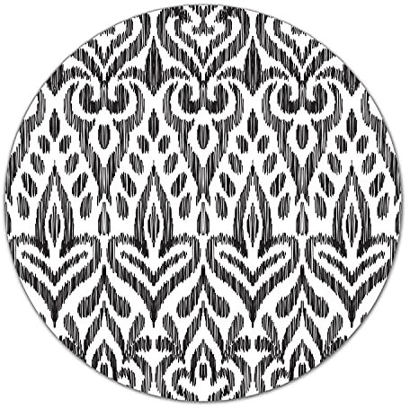 Coloray Planche À Découper Induction Cuisson ⌀ 40 cm Verre Trempé Rond Protection Plaque Tapis de Découpe - Board Ustensile Dessin à la main habituelle
