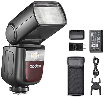 GODOX V860III-N Wireless i-TTL Speedlite Trasmettitore/Ricevitore Fotocamera Flash Manuale/Auto GN60 1/8000s HSS Sistema Wireless X 2.4G Integrato Luce Pilota di Ricambio per Nikon