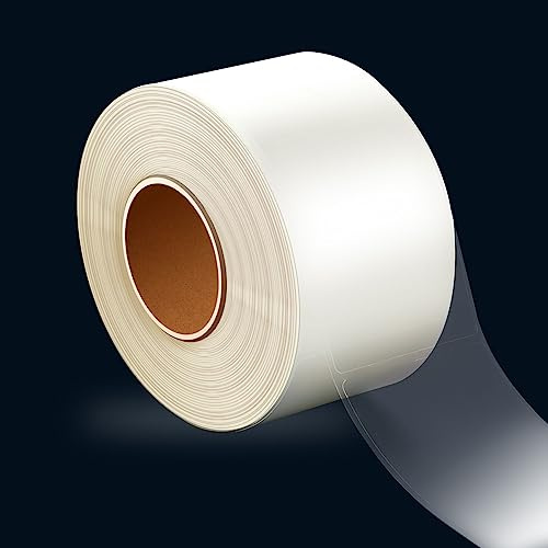 AIEX 500 Stück 10,3x5,2cm Transparente Selbstklebend Etikettenschutz Rollen, Etikettenschutz Wasserdicht Durchsichtige Rechteck Etiketten für Klassenzimmer Schule Bibliotheksbücher