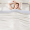 Qucover Sommer Bettdecke aus Baumwolle und Mikrofaser,Dünne Kühlende Sommerdecke 150x200cm Einzelbett,Sommerbettdecken ohne bezug nutzbar, Leichte&Weiche Kühlende Bettdecke, Kühldecke Beige-Grau Wende
