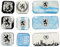TSV 1860 München Magnet 9er-Set Kühlschrankmagnet - Plus Lesezeichen Wir lieben Fußball