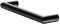 KEUCO Haltegriff, schwarz matt, 32,8cm lang, Belastbarkeit 115 kg, für Badewanne und Dusche, Wandmontage, auch als Wannengriff, Reva Black Selection