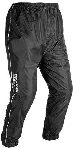 Oxford Products Rainseal - Pantalón Impermeable para Motocicleta, Negro, 36-41