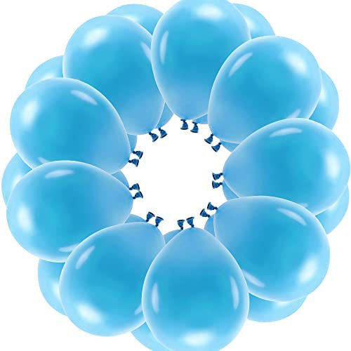 25 Pastel Türkis Luftballons Eco Ballons Made in EU Deko Geburtstag Kinder Erwachsene Hochzeit Party pastelltürkis Ballons pastel Helium geeignet