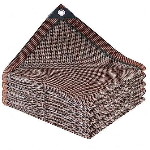 PanHuiWen Voile Ombrage Carré Filet Ombrage 3x5 Toile D Ombrage Filet Protection Piscine Anti Feuilles Bache pour Pergola,6x8m