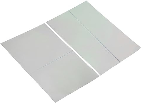 PATIKIL 2 Packung 20x30cm Polarisierte Folie Blätter 0/90° | Kleber Polarisator Linearer Polfilter, für Bildschirm Fotografie Beleuchtung