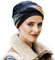 CAREBELL Onkologischer Turban/Modell Elegance/Hippie-Design/Bambusgewebe/Patienten mit Haarausfall/Chemotherapie und Alopezie, bequem und atmungsaktiv