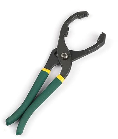 Pinza per Filtro Olio Regolabile, 24 cm Chiave Filtro Olio Auto, Strumento per Rimozione Filtro olio, per Auto, Moto, da Ø 40 mm a Ø 150 mm