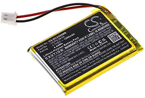 TCTK akkus Kompatibel mit [NUK] ECO Control Audio 500, Eco Control Audio 530D+ Ersetzt 1ICP5/38/55 FBA