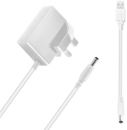 Charger Compatible with Hive Nano Hub, Nano 2 Hub V2, HUB317 Replacement Power Supply DC Charging Cable with (1.5M/4.9FT)