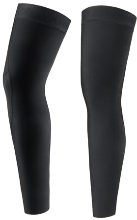 ROCKBROS Fahrrad Beinlinge Warme Rutschfeste Knielinge, Kniewärmer Winter Knieschützer für MTB Rennrad Basketball Laufen Outdoorarbeit Herren Damen S-XL