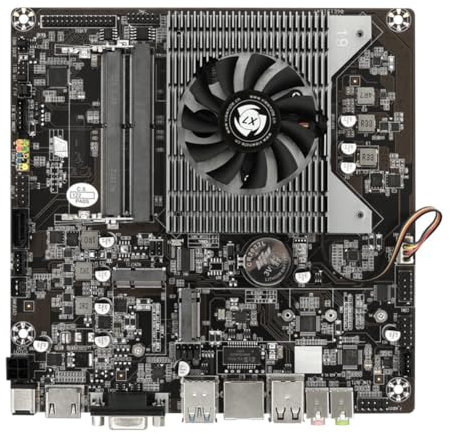 Boddceto Carte Mère N5095 Thin ITX DOR4 16G Quad Core pour Ordinateur de Bureau et Maison, Mini Carte Mère Hôte, Carte Mère de Contrôle Industriel
