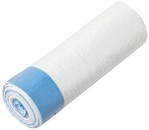 Bolsas de Basura con Cordón Automático, Extra Gruesas, Blancas, 5 Unidades, Cierre Fácil(blue)