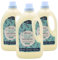 oecolife Colorwaschmittel sensitiv, ohne Duftstoffe, enzymfrei, 3 x 1,5 Liter Flasche, Flüssigwaschmittel Color, kraftvolle Fleckenentfernung, 60 Waschladungen, biologisch abbaubar