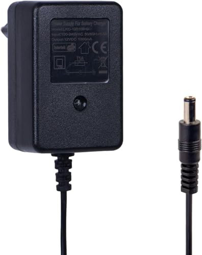 12V 1A Chargeur pour Voitures Électriques pour Enfants, Adaptateur Secteur avec Prise EU pour Moto, SUV, ATV, Quad, Tracteur et Autres Véhicules Électriques 12V 1000mA