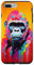 Gorilla Face with Graffiti Popart Design Wild Animal Gorilla Case for iPhone 7 Plus/8 Plus