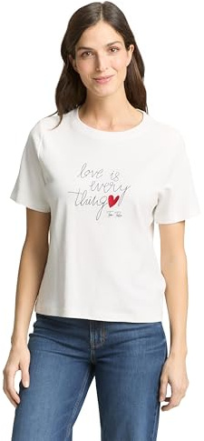 TOM TAILOR Damen T-Shirt mit Muster