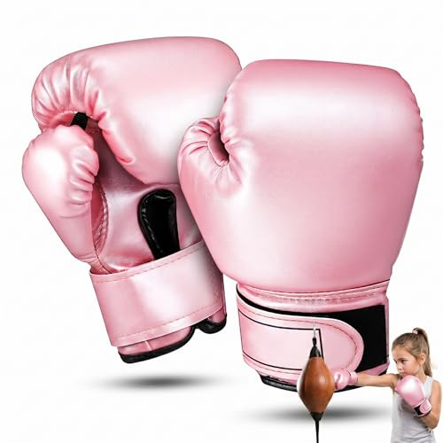 Kids Boxing Gloves 4oz/6oz - Pro Protection Sparring Mitts for 5-10 Years Old Girls & Boys - Ideal for Karate, Muay Thai, Heavy Bag - Energy Burning Gift for Active Kids