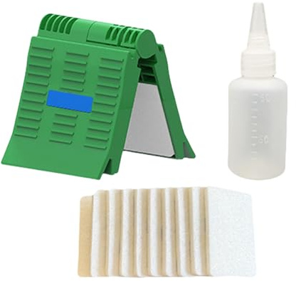 Vynetra Reusable Fiber Optics Clip Set Includes Alcohols Bottle And 10 Replaceable Cleaning Pad Reusable Fiber Optics