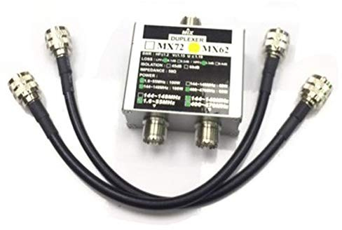 Bortivier MX62 HAM Antennenkombinator Linearkombinator Transit Station Duplexer mit Unterschiedlicher Frequenz (HF/VHF/UHF)