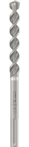 Bosch 1x Foret PRO SDS max-4 (pour Béton armé, Bloc de construction en béton, Ø 24,00 mm, Professional Accessoire Marteau burineur)