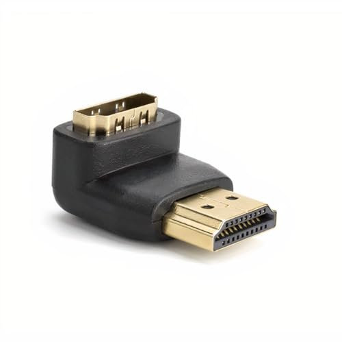 SatelliteSale Adattatore HDMI ad angolo retto con supporto 4K 3D e HDR (90 gradi)