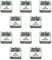 10 x Murata 364 SR60 AG1 SR621SW Silberoxid 0 % Quecksilber Uhrenbatterien [10 Stück]