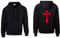 Jacke - Kreuz der Tempelritter (Groß) Symbol Relegion (Schwarz, XXL)
