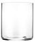 Zafferano - Set da 6 Bicchieri Tumbler in Vetro, Bicchiere da Acqua/Vino con Altezza 87 mm, Diametro 77 mm, Capacità 37 cl, Collezione Chiaro Di Luna - Trasparente