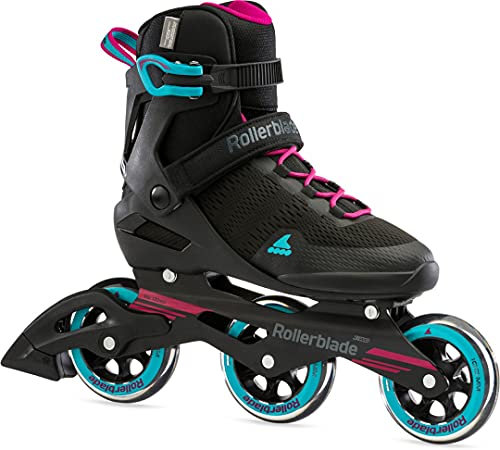 Rollerblade Damen Sirio 100 3Wd Inlineskate, Black/Aqua, 275