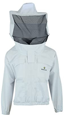 Imkerjacke Classic für Erwachsene und Kinder 120 140 S M L XL XXL XXXL, XL · weiß