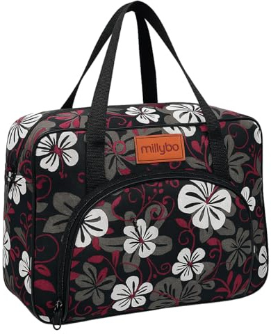 millybo Reisetasche 40x30x20 cm Bordgepäck Handgepäck Flugtasche Tasche Innovative Muster (600.003 -Queen-S)