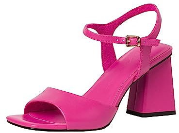 MARCO TOZZI Sandali Donna con Tacco Eleganti Vegani, Rosa (Hot Pink 1), 39 EU