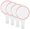 NUOBESTY Paddle Whiteboards Einseitig Schreibende Anzeigetafel 4PCS Blank Board Löschen des Schreibens von Scoreboard -Stimmabläufen für Richter Anzeigetafel Für Die Abstimmung Abstimmungstafel