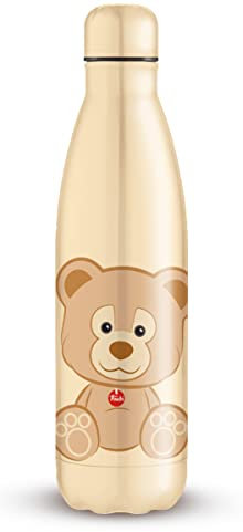 Trudi Teddy Love Bottiglia Termica Bottiglia Bambini Orsetto Riutilizzabile. Accessori Viaggio e Tempo Libero 7x27,5x7cm Taglia Unica | Teddy Love | Modello 19457