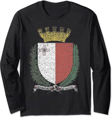 Emblema Nazionale Sigillo Simbolo Stemma di Malta Maglia a Manica