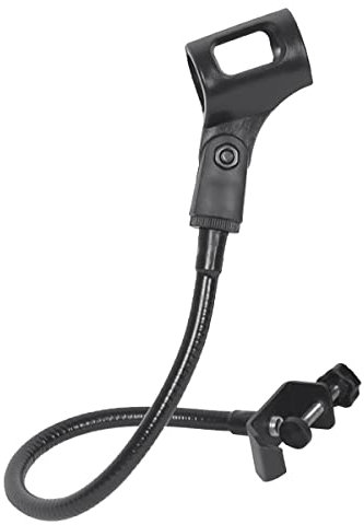 y- y- y- Microphone Stand Flexible Gooseneck Microphone Stand Adjustable Desk Mic Arm Stand with Clip