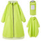 Ynport Crefreak Femmes Long Imperméable Manteaux de pluie Léger Poncho Packable Extérieur à Capuchon Vêtement de Pluie Coupe-vent Avec Manches et Poche，Noir Blanc Animal