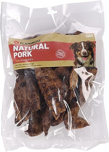 Flamingo Leckerli Hund – Natur Schweinelunge – 200g – glutenfrei – fettarm – natürliche Hundesnacks