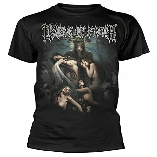 shanjia Cradle of Filth T Shirt Hammer of The Witches Mens Death Metal Black XXL