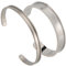 SUNNYCLUE 1 Box 2 Stück Armreif Rohlinge Aus Edelstahl C Förmige Manschettenarmreifen Ovale Rillen Inlay Armbänder Basis 5x6 cm Offene Armbandrohlinge Für Damen Zur Schmuckherstellung Kits Zum Selberm