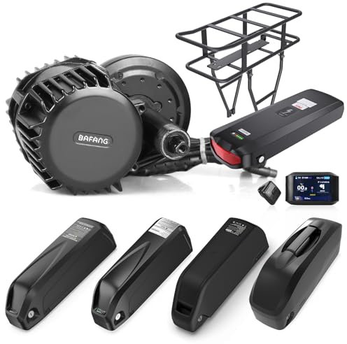 Bafang 1000W 52V 68MM Mittelmotor BBS-HD G320 Elektrofahrrad Umbausatz Ebike Umbaukit mit B750C Bluetooth Display, 20Ah Yingwu Akku