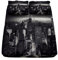 Spannbettlaken für Boxspringbett 140x200cm, Nachtansicht New York City Weiche Cool Spannbetttuch, Schwarz Mikrofaser Matratzenschoner bis 30cm Hohe für Kinder Erwachsene + 2 Kissenbezügen