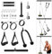 Kabelzug Fitness Latzug Kabelzug Trainingsgerät Kabel Latzug Set für Zuhause Kabelzug Fitness DIY für LAT Pull Down Krafttraining Geräte für den Oberkörper