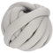250 g dickes Garn, Riesengarn, superweiches, waschbares Armgarn, Schlauchgarn for DIY-Schlafsofa, Decke, Kissen, Haustierbett und Bettzaun(Medium Grey)