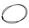 Keuyeo Collana Girocollo Regolabile 20 Pezzi/Set Collana con Ciondolo in Corda di Canapa Nera Catene Girocolli Corde con Nodi