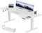 Airfish HöHenverstellbarer Schreibtisch 180 x 85 cm L-förmiger Schreibtisch Höhenverstellbar Elektrisch mit 4-Funktions-Memory,Ergonomie Gaming Tisch mit Kabel Management Tray, Haken (Weiß)