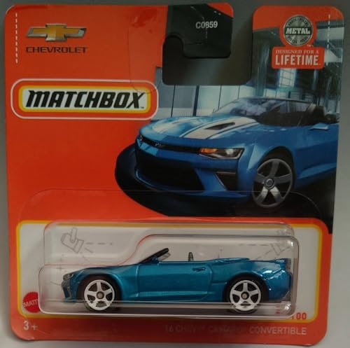 Matchbox 2024 - '16 Chevy Camaro Convertible [Blue] blau 31/100
